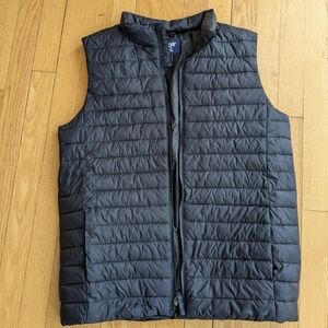 Lands' End Youth XXL (18-20) Black Quilted Vest